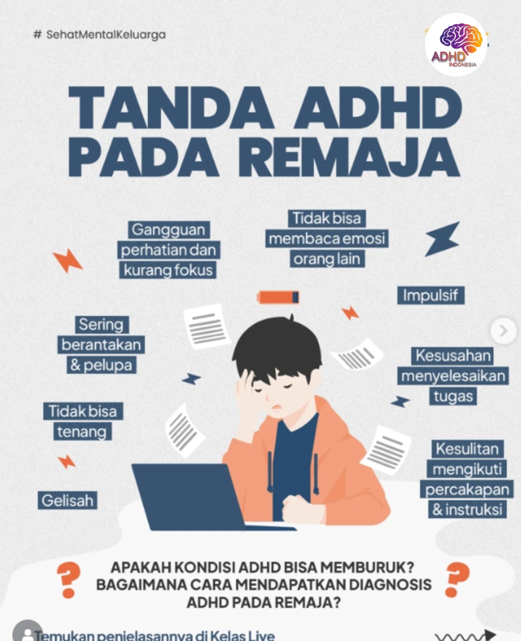 Screening ADHD Non-Diagnostik: Edukasi Awal bagi Orang Tua di Kabupaten Pasaman