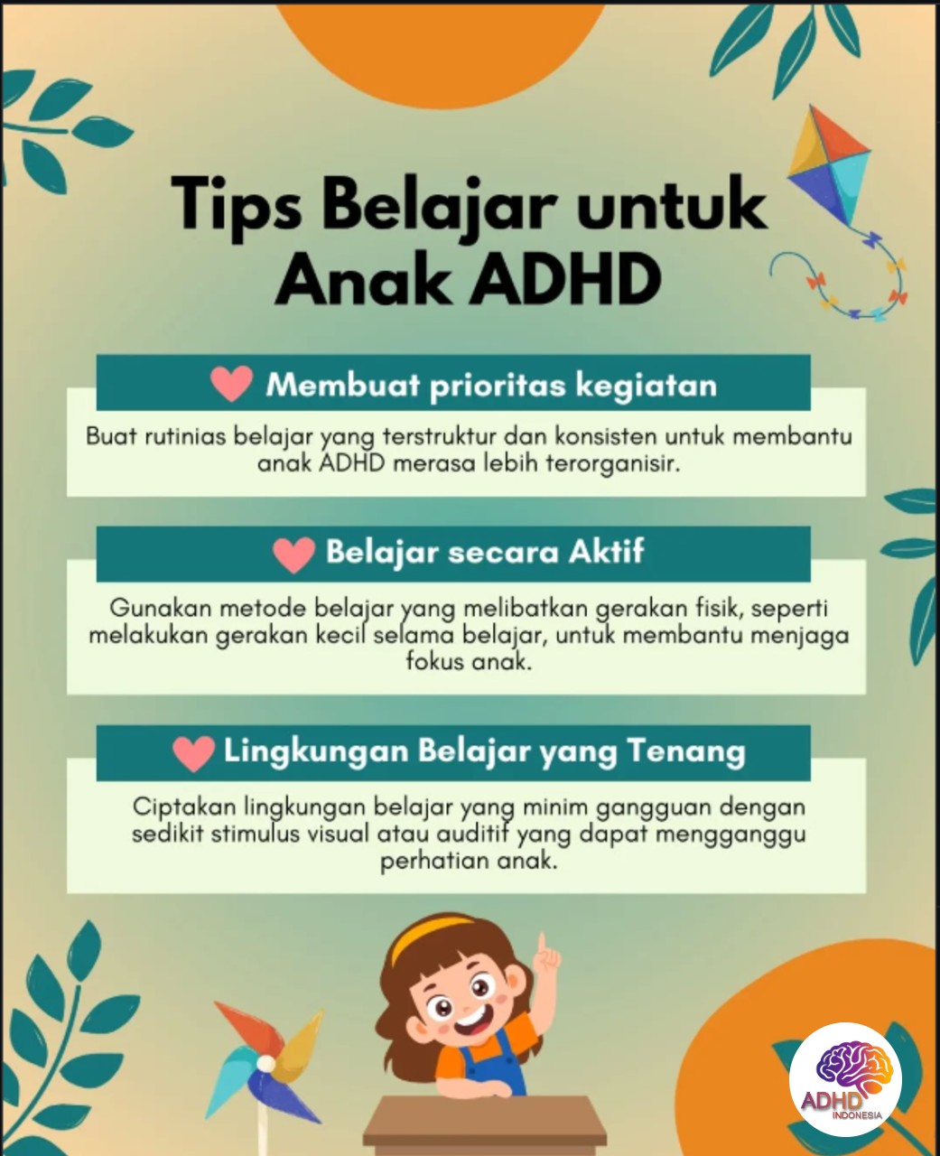 Strategi Belajar yang Cocok untuk Anak ADHD di Kabupaten Pasaman